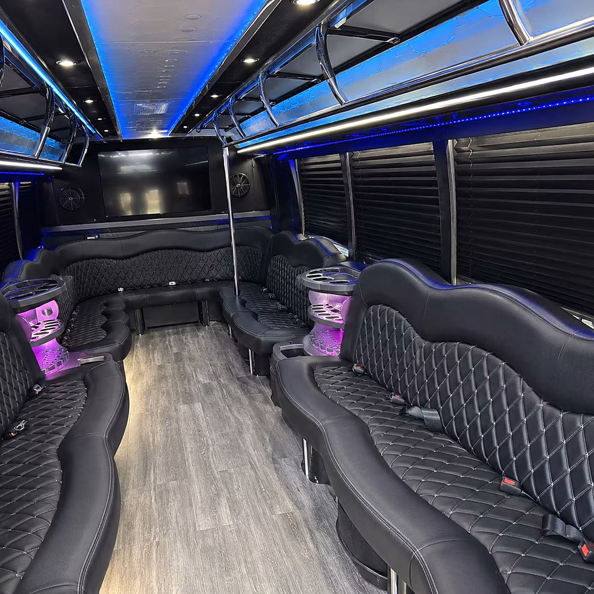 across san bernardino california party bus rental