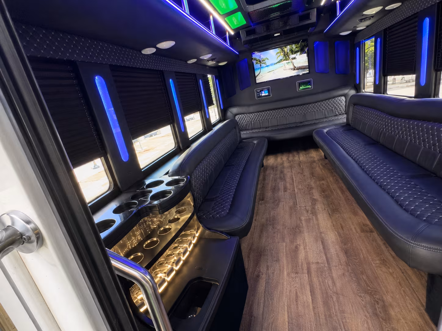 find a party bus for yaamava theater nights in highland