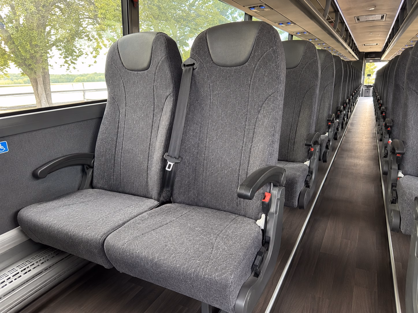 redlands charter bus rental inside