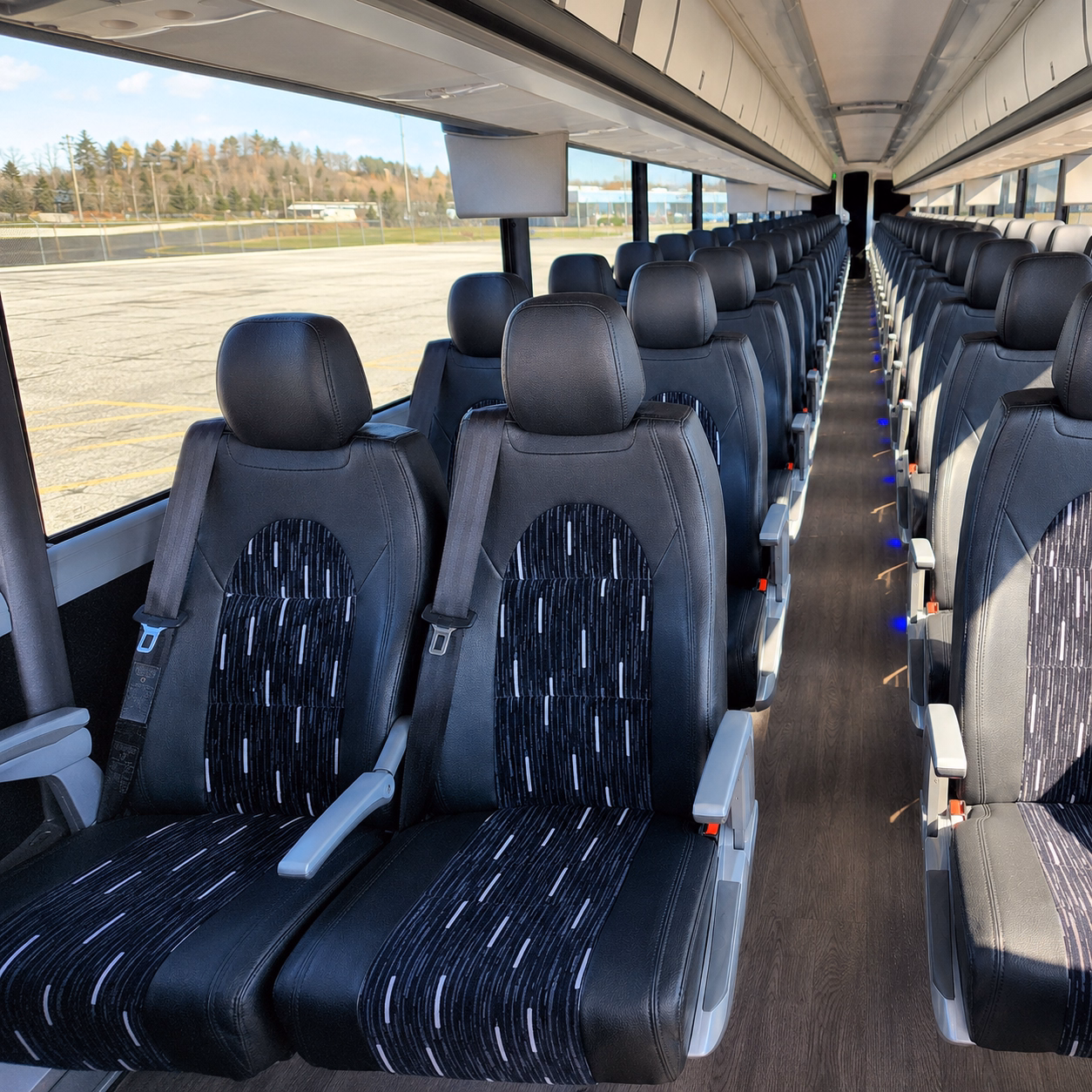 rialto charter bus rentals for airport transfers