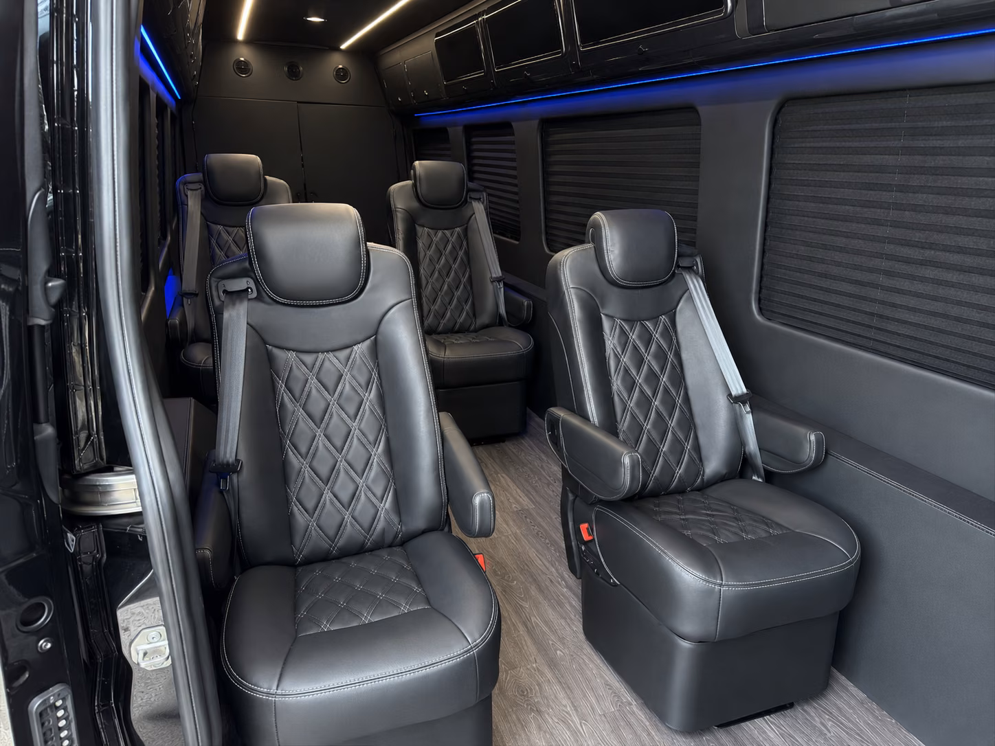 san bernardino airport transportation onboard seating