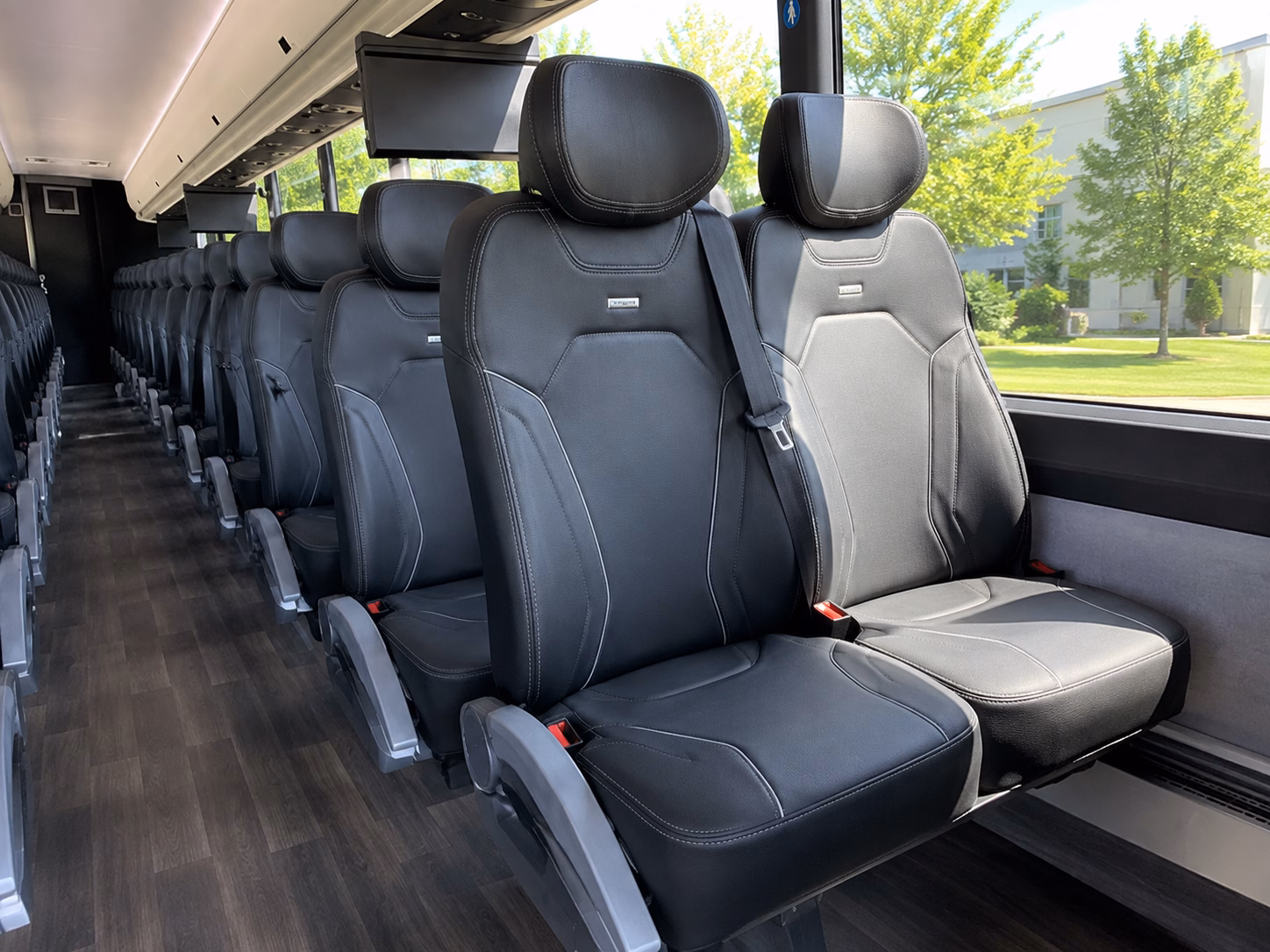 san bernardino employee transportation onboard seating