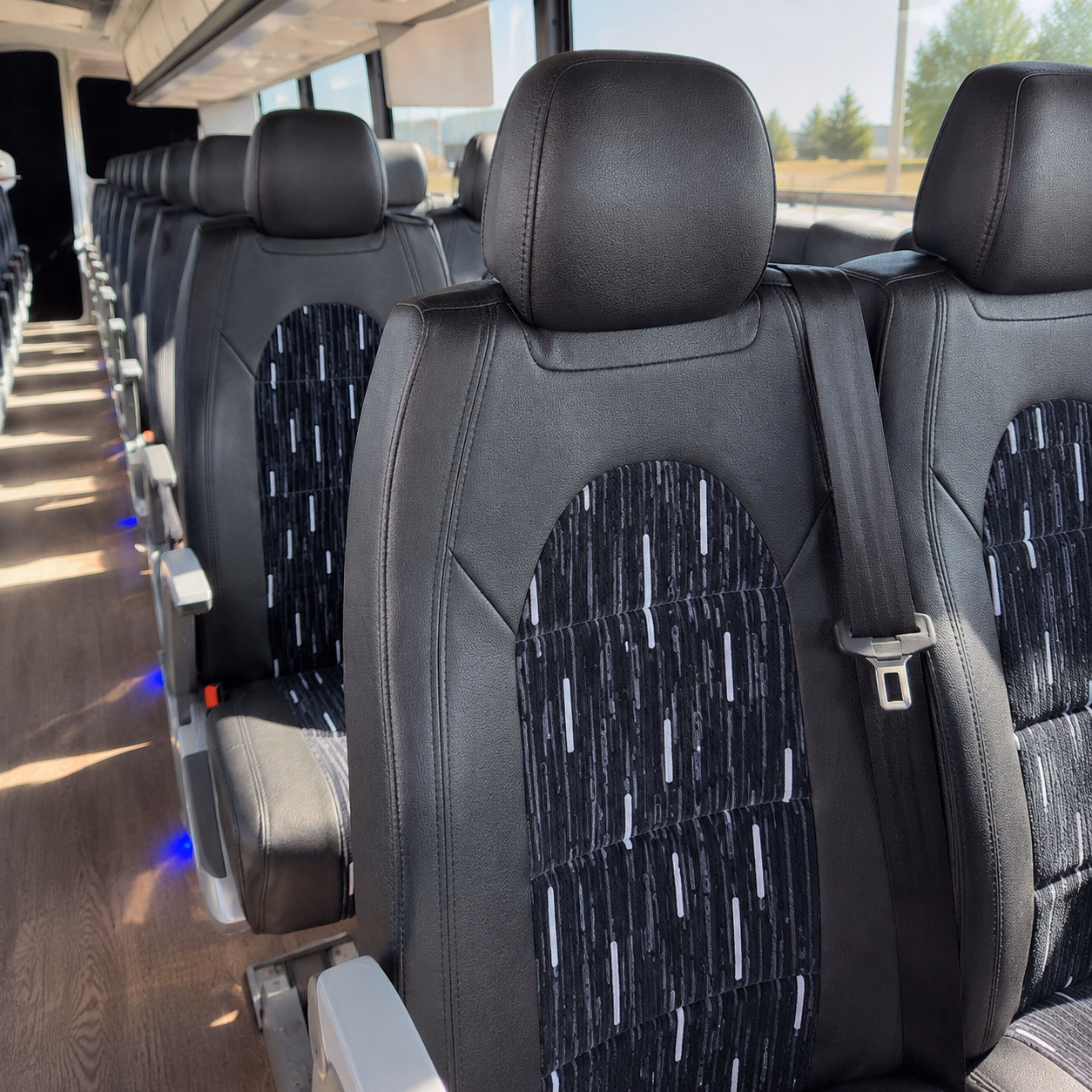 san bernardino prom transportation onboard seating