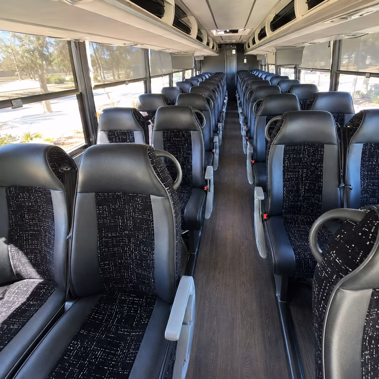 san bernardino wedding transportation onboard seating